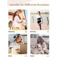 thumbnail image 6 of CoCoMangos 10 Pairs White Ankle Socks Woman Low Cut Running Cotton Athletic No Show Socks Womens, 6 of 7