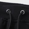 thumbnail image 5 of FRSASU Men's Casual Cotton Short Drawstring Elastic Jogger Gym Leisure Athletic Running Short with Pockets Black, 5 of 8