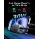 thumbnail image 2 of Cargador INIU USB C 30W PD QC 3.0 de doble puerto para iPhone Samsung, 2 of 7