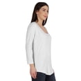 thumbnail image 2 of Inkmeso Womens Basic U-neck T-shirt Full Sleeve Summer Long Tee Workout Top, 2 of 7