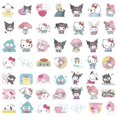 thumbnail image 1 of Sanrio-pegatina de Anime de dibujos animados, tarjeta de grafiti bonita, portátil, Manual, taza, caja de regalo decorativa, pegatina, regalo de cumpleaños y Navidad, 60/120 Uds., 1 of 4