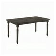 thumbnail image 2 of Weathered Grey Dining Table with Rectangular Top, 2 of 5