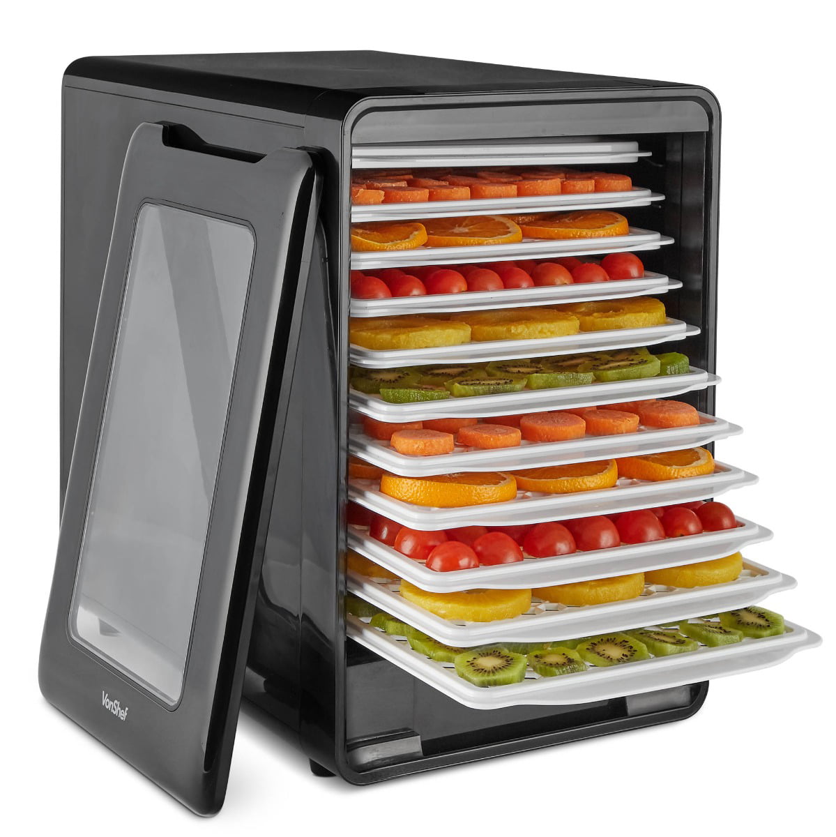 VonShef 10 Tier Food Dehydrator Machine with Large LCD Display