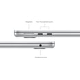 thumbnail image 3 of Restored Apple MacBook Air (13-inch) Laptop with Apple M3 Chip - 8 core CPU and 8 core GPU - 8GB RAM and 256GB SSD - Silver, 3 of 5