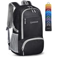 thumbnail image 1 of ZOMAKE Mochila Ligera y Empacable de 30 L - Mochilas de Senderismo Plegables Mochila Plegable compacta Resistente al Agua para Viajes (Negro), 1 of 5