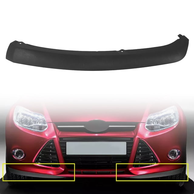 Embout Pare-Chocs avant, Répartiteur d'Air pour Berline Hatchback 20122014, en ABS de Haute Qualité, Style Sportif et Agressif avec Montage à Pression, Embout Pare-Chocs avant
