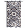 thumbnail image 2 of nqOlkjepod Outdoor Curtains for Patio Waterproof, Purple Boho Outdoor Privacy Panels Grommet, Farmhouse Vintage Ethnic Flowers Pattern Blackout Outside Curtains for Porch/Cabana 54"x84", 1 Panel, 2 of 8