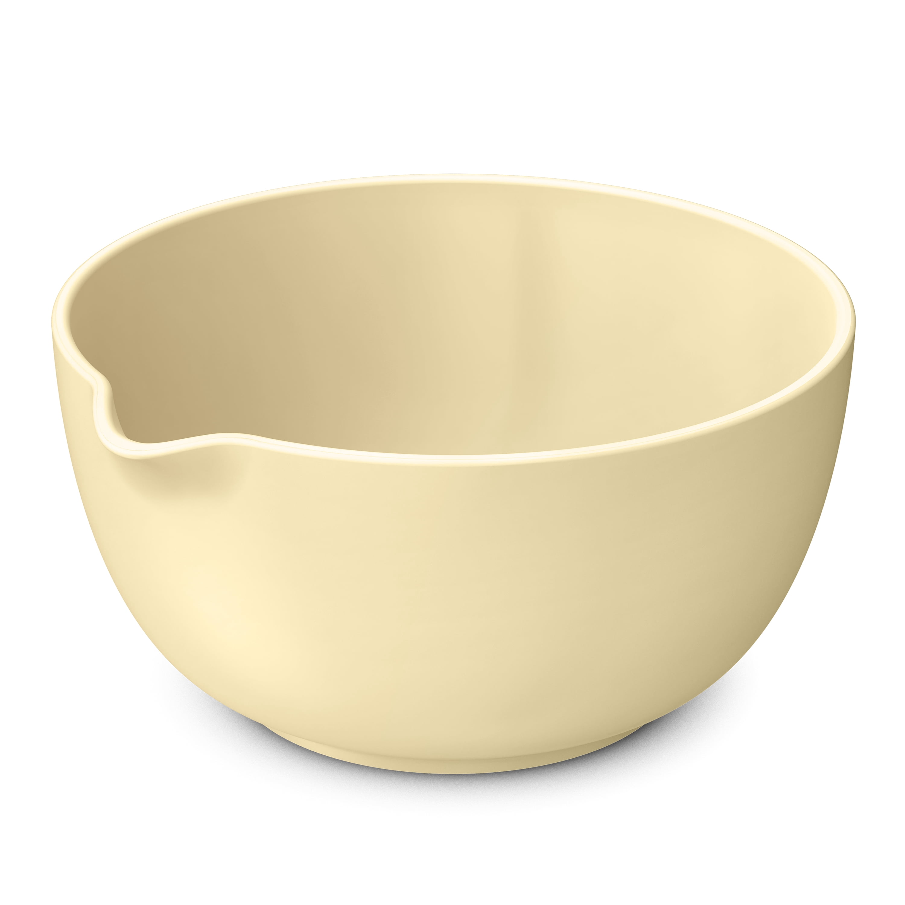 Beautiful 3 QT Stoneware Batter Mixing Bowl, Buttercream by Drew Barrymore