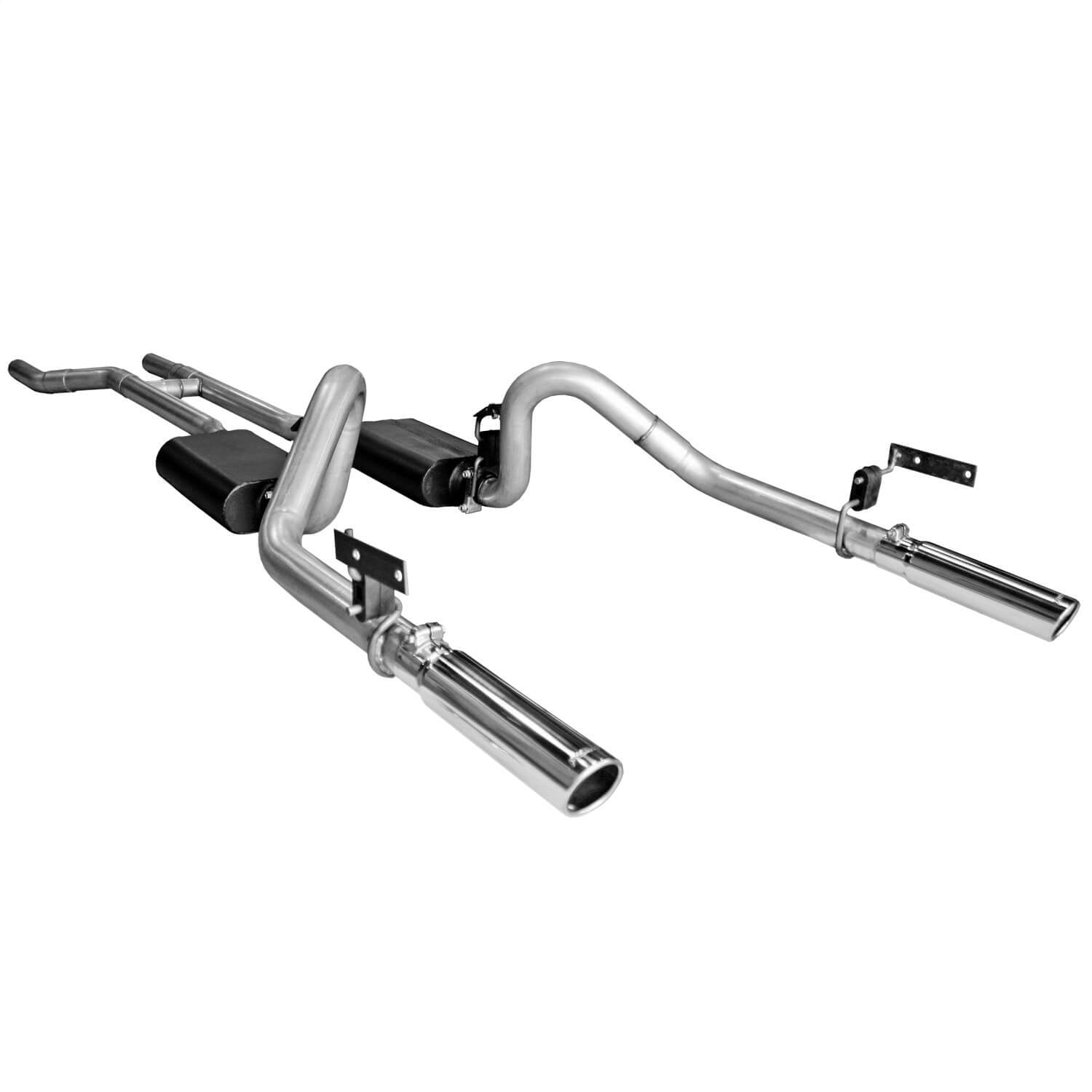Ram 02-03 dual exhaust 2.25 pipe Flowmaster Super 44  Side Exit