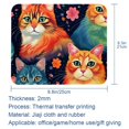 thumbnail image 5 of Cat Gaming Mouse Pad, Mouse Mat, Mouse Pad - Square, 8.3x9.8 Inch, Printed, Non-Slip Rubber Bottom - Suitable for Office and Gaming, 5 of 6