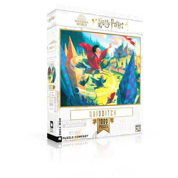 New York Puzzle Company Quidditch 1000 Piece Jigsaw Puzzle