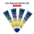 thumbnail image 2 of Via Natural Biotin Oil 99% Natural Moisturizing Oil for Hair, Scalp & Body - 1.5 Fl. Oz ( 4 Pack ), 2 of 5