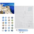 thumbnail image 4 of DIY Oil Painting, Colorful 40x50cm Landscape Paintings Set With 3Pcs Brushes For Beginners For Home Decoration, 4 of 8
