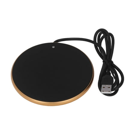

Gold Coffee Mug Warmer 55°C Constant Temperature Space Saving Smart USB Compact Design for Home Office Travelling Fast and Efficient Heating