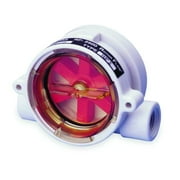 Gems Sensors Flow Rate Indicator,Rotor,20 GPM,1/2 in. RFI, 155480