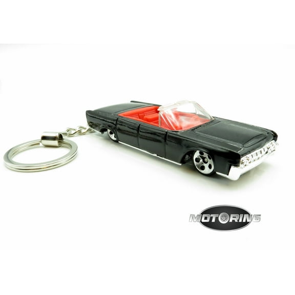 Keychain 1964 '64 Lincoln Continental Black Convertible Car Rare 1:64 Diecast