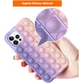 thumbnail image 4 of Fidget Toys Phone Case,Push Poping Bubble Silicone Protecive Phone Case for iPhone7/8/7Plus /8Plus/ X/XS/ XR/XS MAX/11/11Pro/11ProMAX/12/12Pro/ 12ProMAX（Green-Gold）, 4 of 6