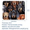thumbnail image 5 of Dachshund Printed Desk Mat Mousepad, Non-Slip Rubber Bottom, 8.3x9.8 Inch, Suitable for Office and Gaming, 5 of 6