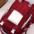 thumbnail image 6 of FUZHIQ Large Capacity School Backpack with Multi Pocket Design, Durable Padded Straps Daypack for Ages 8-14 Elementary Middle Back to School, Red, 6 of 9