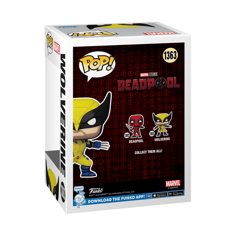 Funko POP Marvel Deadpool 3 Wolverine Vinyl Collectible Figure