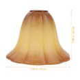 thumbnail image 3 of Taxenne Bell Shaped Glass Lamp Shade with E27 Socket - Replacement Lighting Fixture Shade for Home and Office, 3 of 11