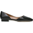 thumbnail image 2 of Franco Sarto Women's Tracy Square Toe Ballet Flat Black Leather 8.5W, 2 of 5
