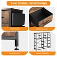 thumbnail image 5 of WALYWIK Dresser for Bedroom with 12 Drawer, Storage Dresser Organizer, Fabric Chests of Drawers for Hallway, Entryway, 5 of 8