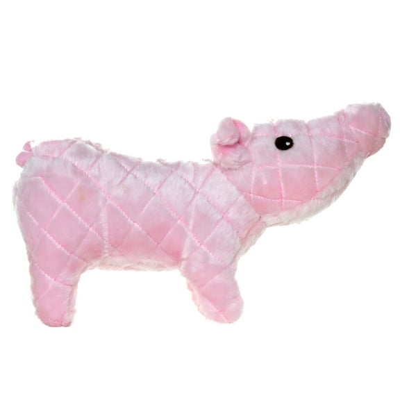 Mighty Farm Piglet Durable Plush Squeaky Dog Toy
