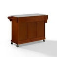 thumbnail image 4 of Kitchen Cart with Granite Top Mobile Island with Drawers & Cabinets Cherry Finish, 4 of 10
