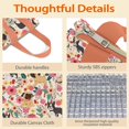 thumbnail image 4 of Dogs with Pioneer Flower Insulated Lunch Bag for Women & Adults,Large Portable Soft Cooler Lunch Bag,Thermal Food Storage Tote with Pearl Cotton,8.66L,8.75x5.75x9.5 Inch, 4 of 6
