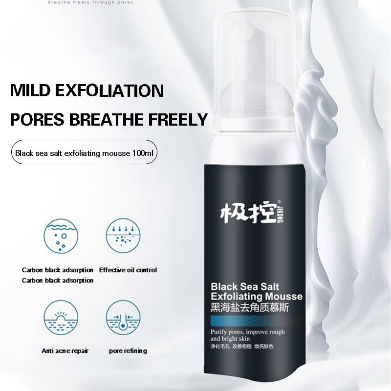 Buy Sea Salt Exfoliating Facial Cleansing Mousse Gentle Moisturizing