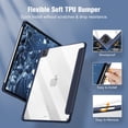 thumbnail image 4 of Hybrid Case for iPad Air 11 inch M4/M3/M2 (2026/2025/2024), Auto Wake/Sleep, Flip Stand Folio Cover w Pencil Holder, 4 of 6