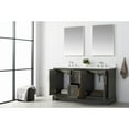 thumbnail image 4 of Vanity Art 60 Inch Double Sink Bathroom Vanity with Ceramic Sink and Engineered Marble Top, Without Mirror, 4 of 5