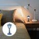 thumbnail image 4 of 1 juego de lámpara de mesa de estilo retro con carga USB, lámpara de mesa decorativa, lámpara de noche, 4 of 6