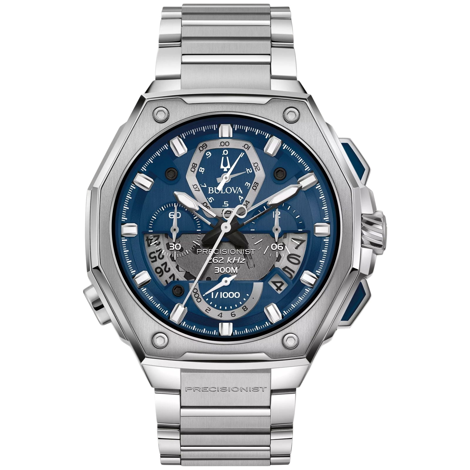 Bulova Precisionist Chronograph Nylon Strap Mens Watch 98B318