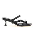 thumbnail image 2 of Jimmy Choo Women's 'Diosa' Leather Mule Sandal Heels Black, 2 of 6