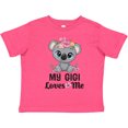 thumbnail image 3 of Inktastic My Gigi Loves Me Grandchild Girls Toddler T-Shirt, 3 of 5