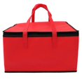 thumbnail image 2 of 1Pc Insulated Picnic Bag Portable Cooler Bag Heat Preservation Picnic Bag (Red), 2 of 2