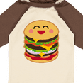 thumbnail image 4 of Inktastic Hamburger Kawaii Boys or Girls Long Sleeve Baby Bodysuit, 4 of 5