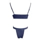 thumbnail image 3 of Gibobby Lencería sexy para mujer Conjunto de lencería de Encaje para Mujer con Cinturones de Liguero, Sujetador y Bragas, sostén y Tanga(Azul, M), 3 of 5