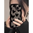thumbnail image 2 of Heart Pattern Phone Case With Lanyard Compatible With iPhone 15/15Pro/15Plus/15Promax, 2 of 4