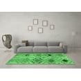 thumbnail image 3 of Ahgly Company Indoor Rectangle Persian Emerald Green Traditional Area Rugs, 7' x 9', 3 of 4