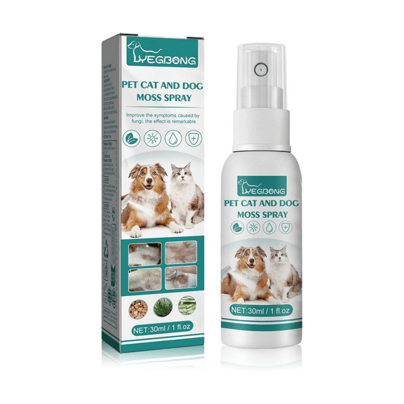 Pet skin medicine spray for cats and dogs to remove mites, itching, hair loss, redness and swelling