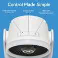 thumbnail image 4 of Arctic Air Ice Jet X3 Air Cooler, 3 Speed Portable Cooler with LED, Lightweight & Compact Space Cooler, 4 of 9
