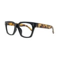 thumbnail image 4 of Bifocal Premium Reading Glasses, High End Readers +1.25 to +3.50 Magnifying, Fashion Square (Black Tortoise) NY Fifth Avenue, 4 of 4