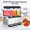 thumbnail image 7 of Soonbuy Commercial Slushy Machine, 36L/9.6 Gal, Self-Cleaning, for Margaritas, alcoholic beverages, smoothies, and soft ice cream, 7 of 7