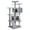 Light Gray, variant on HomGarden 55''H Multi-Level Cat Tree Condo W/Scratching Post Tower & Perch, Play House Dark Gray