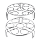 thumbnail image 1 of 2 estantes para huevos al vapor, estante para huevos, soporte para cesta de salvamanteles para accesorios de olla instantánea y accesorios de olla a presión (2'' 1.2''), estante de vapor de acero inox, 1 of 5