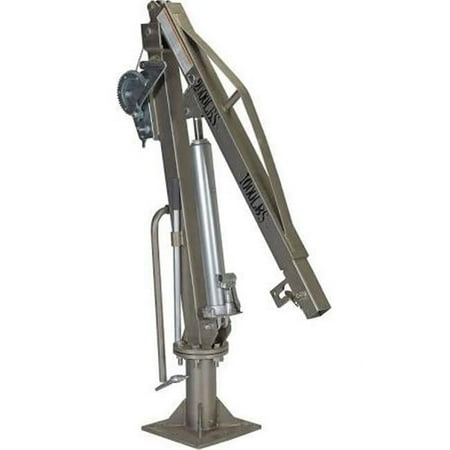 Vestil WTJ-4-SS Winch Truck Jib Crane Extended Stainless Steel - 1000 lbs