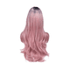 thumbnail image 1 of Peluca Natural Cabello Pelo Largo Rizado Rosa Claro, 1 of 5